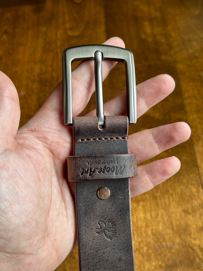 Leather Belt - BROWN