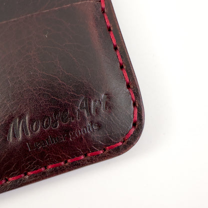 Leather Card Holder - Dark Brown