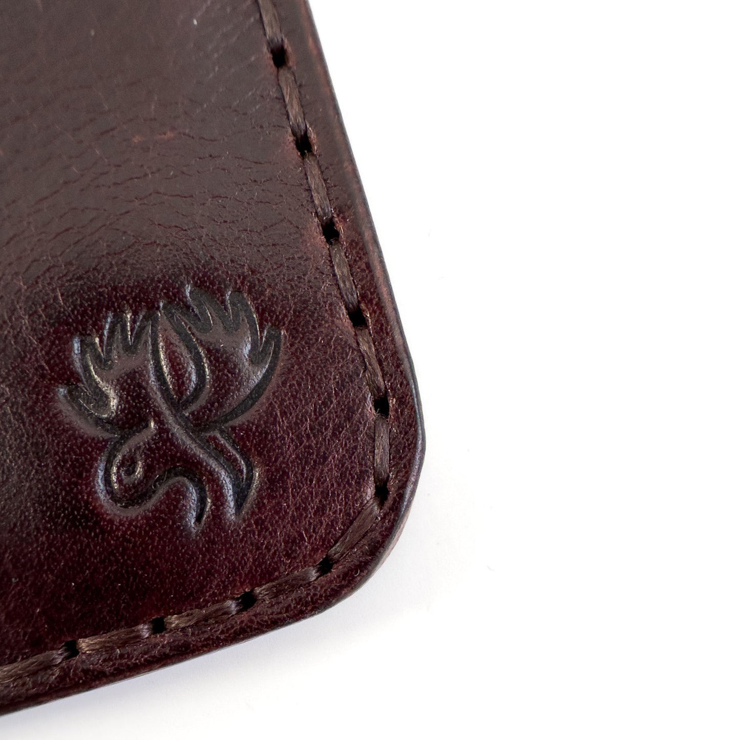 Leather Card Holder - Dark Brown