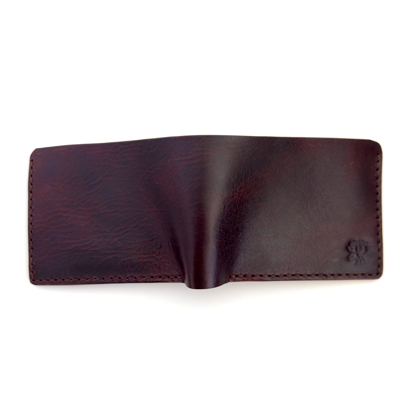 Leather Bifold Wallet - Dark Brown