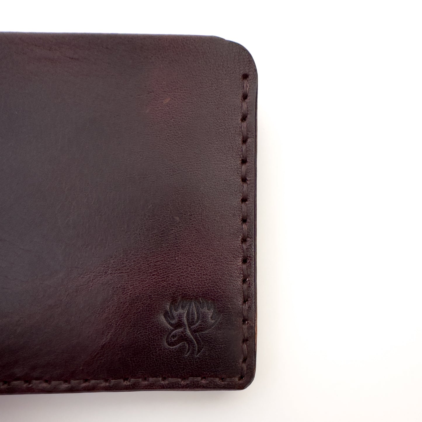 Leather Bifold Wallet - Dark Brown