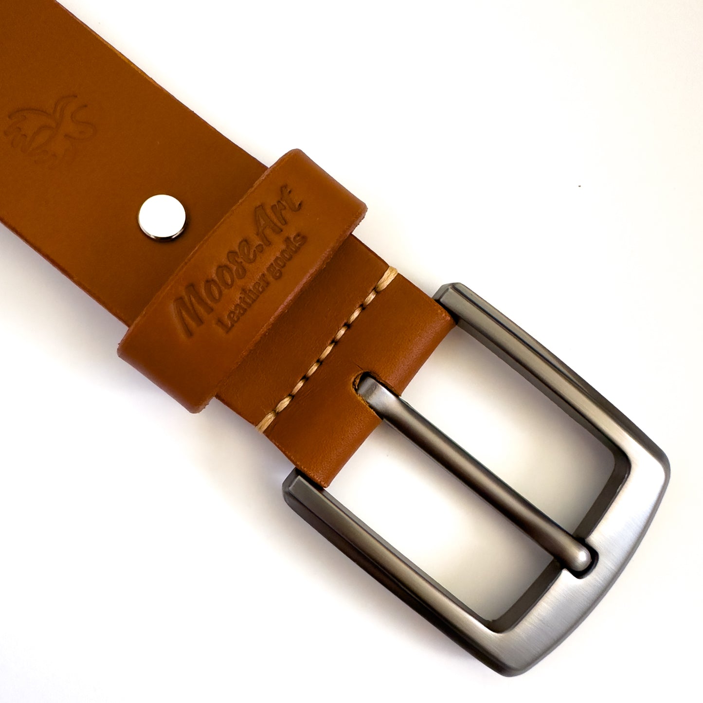 Leather Belt - TAN