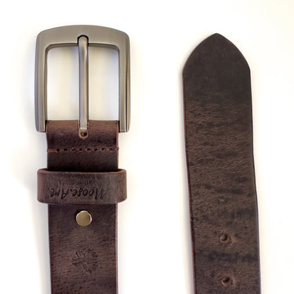 Leather Belt - BROWN