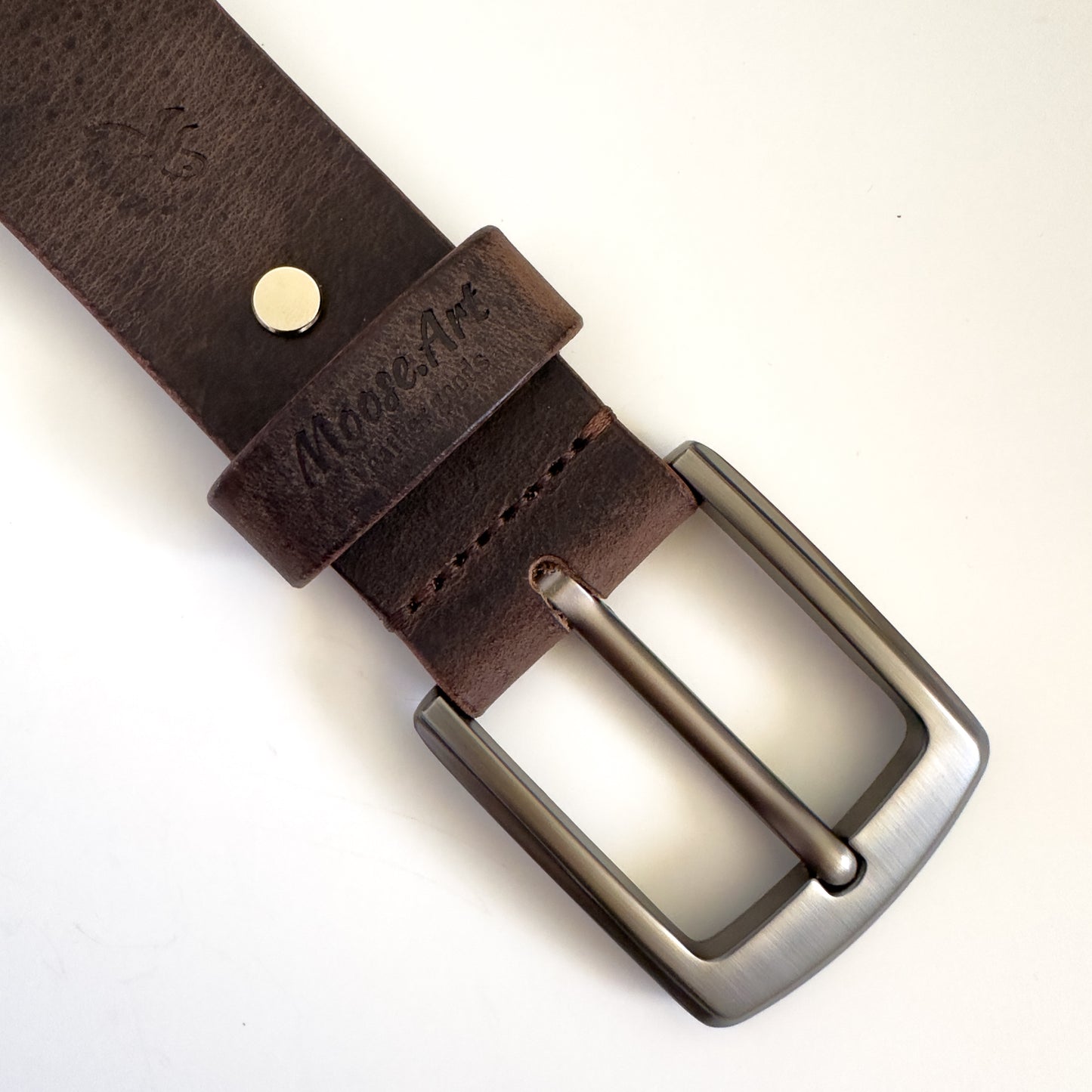 Leather Belt - BROWN