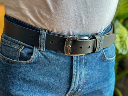 Leather Belt - BLACK