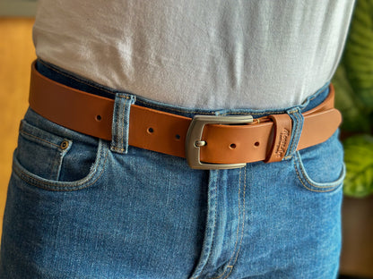 Leather Belt - TAN